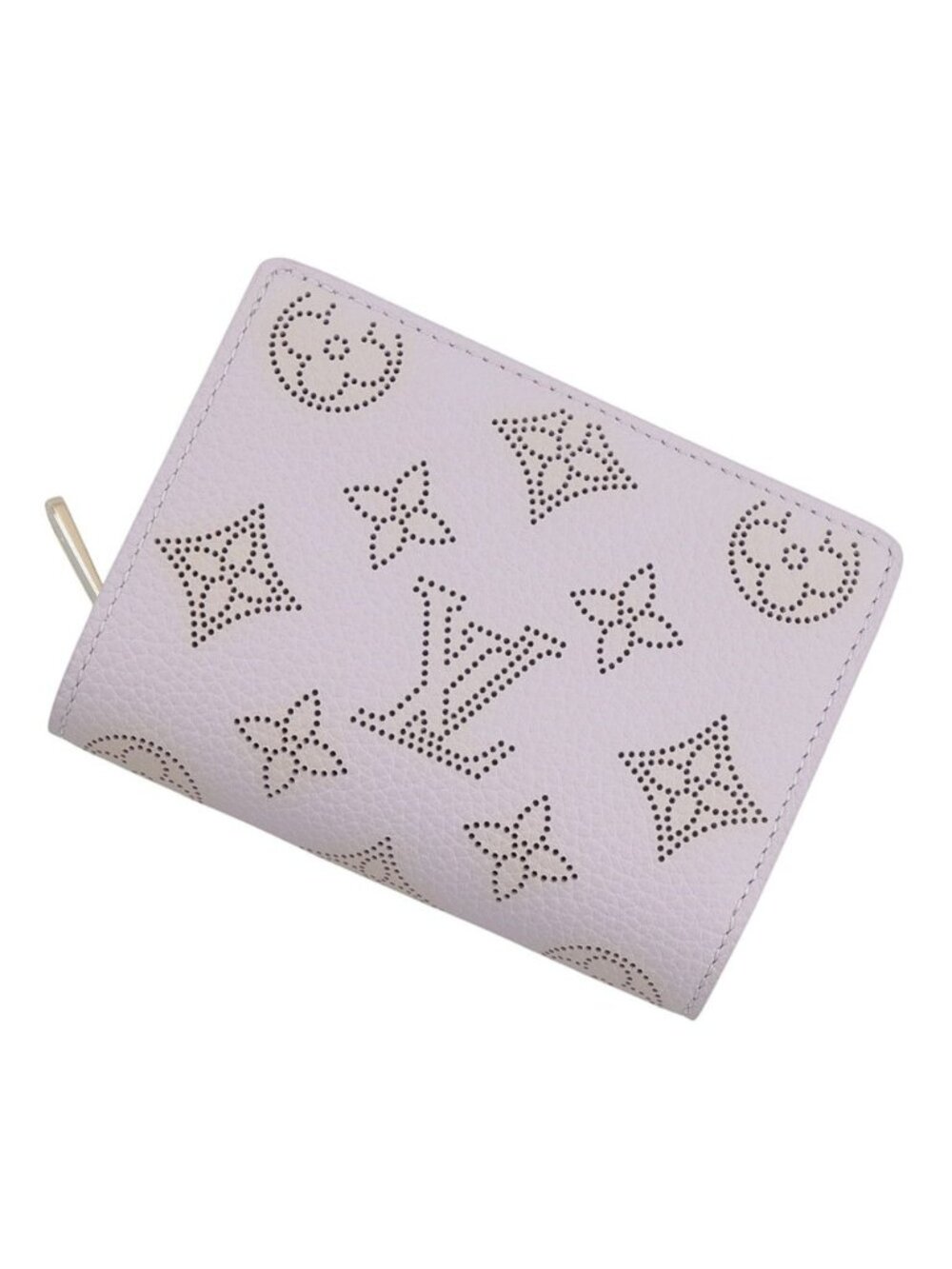 Louis Vuitton Bifold Wallet Monogram Mahina Portefeuille Clair Purple